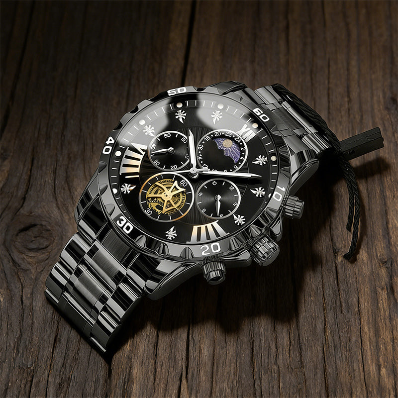 ⌛Last Chance: 50% Off All⏰Men's Luminous Waterproof Flywheel Quartz Watch