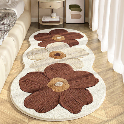 🎅Christmas Special Deals £9.99!!⚡50K+ SOLD!🎁Soft Irregular Flower Pattern Rug