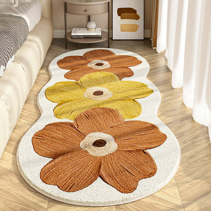 🎅Christmas Special Deals £9.99!!⚡50K+ SOLD!🎁Soft Irregular Flower Pattern Rug