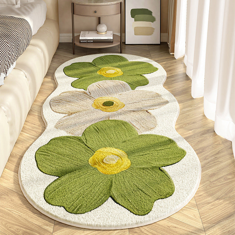 🎅Christmas Special Deals £9.99!!⚡50K+ SOLD!🎁Soft Irregular Flower Pattern Rug