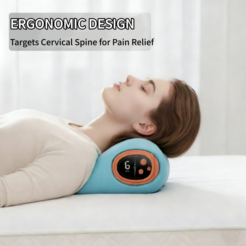Neck Massage Cushion with Heating Function – Relaxation for Neck & Shoulders 💆‍♂️🔥