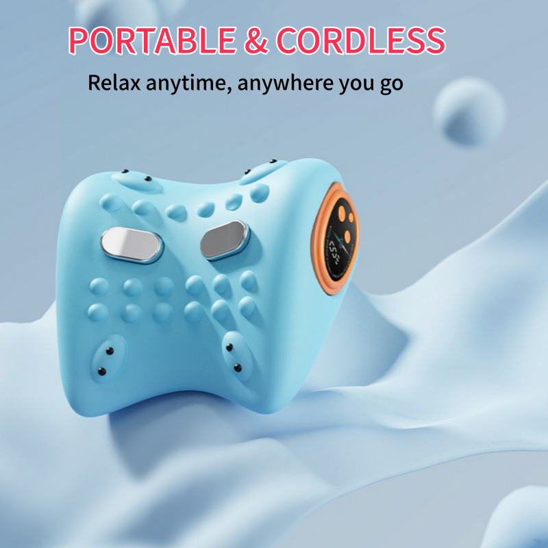 Neck Massage Cushion with Heating Function – Relaxation for Neck & Shoulders 💆‍♂️🔥