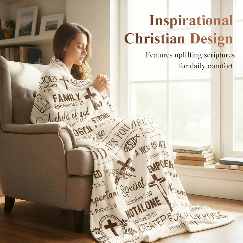 Cross Pattern Flannel Throw Blanket – Soft Sofa Cover & Warm Home Blanket for Winter Comfort 🛋️❄️
