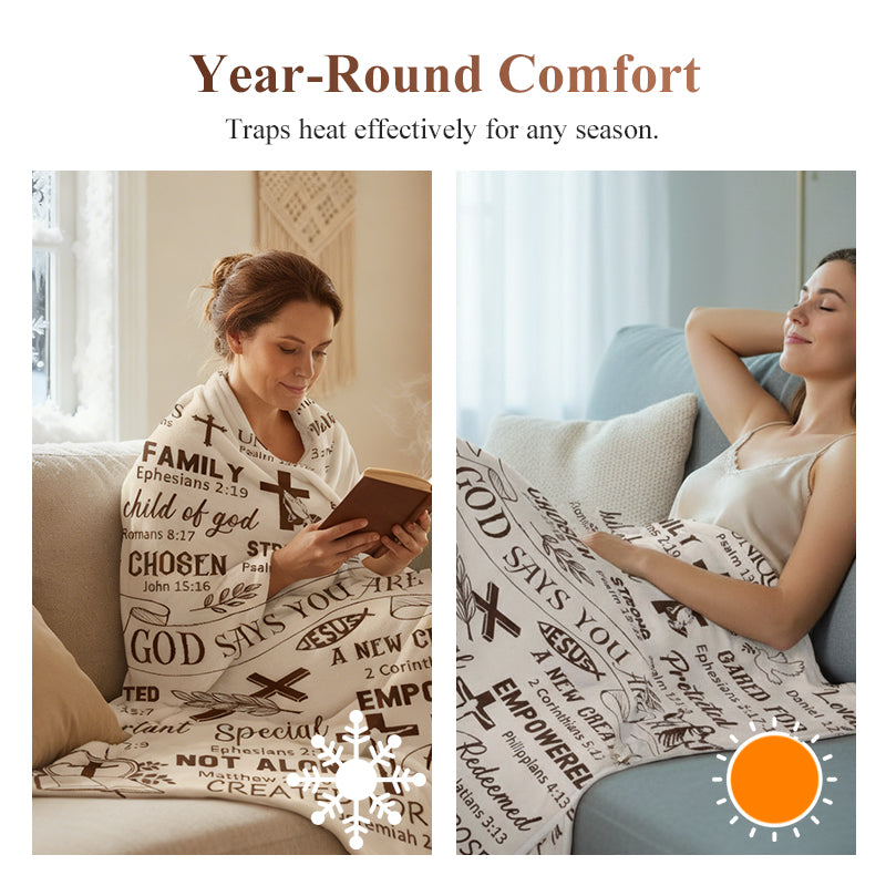 Cross Pattern Flannel Throw Blanket – Soft Sofa Cover & Warm Home Blanket for Winter Comfort 🛋️❄️
