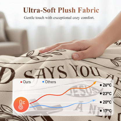 Cross Pattern Flannel Throw Blanket – Soft Sofa Cover & Warm Home Blanket for Winter Comfort 🛋️❄️