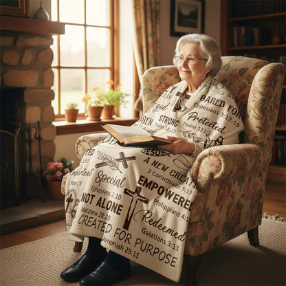 Cross Pattern Flannel Throw Blanket – Soft Sofa Cover & Warm Home Blanket for Winter Comfort 🛋️❄️