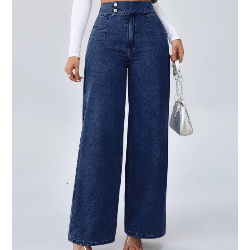 🥂ANNIVERSARY SALE – 50% OFF STOREWIDE🎁Women's High-Waist Wide-Leg Jeans