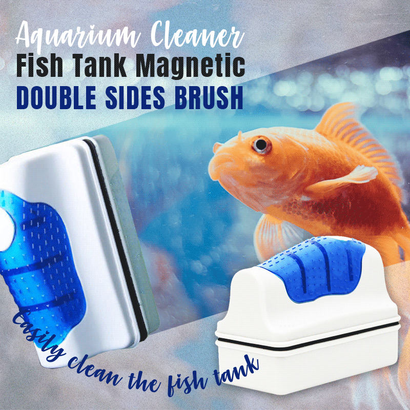 Aquarium Cleaner Fish Tank Double Côtés Brosse