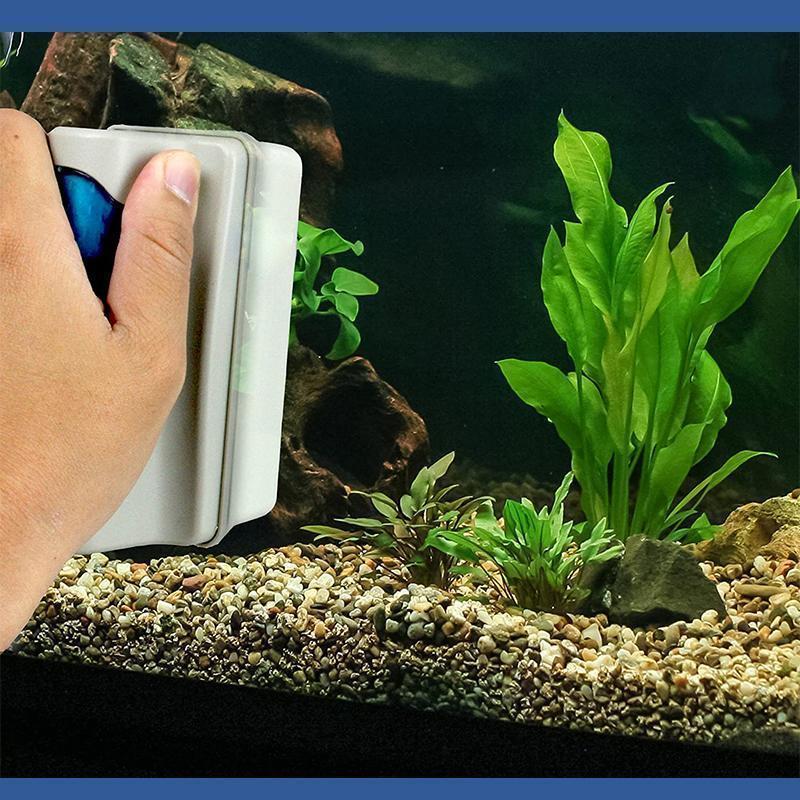 Aquarium Cleaner Fish Tank Double Côtés Brosse