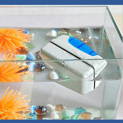 Aquarium Cleaner Fish Tank Double Côtés Brosse