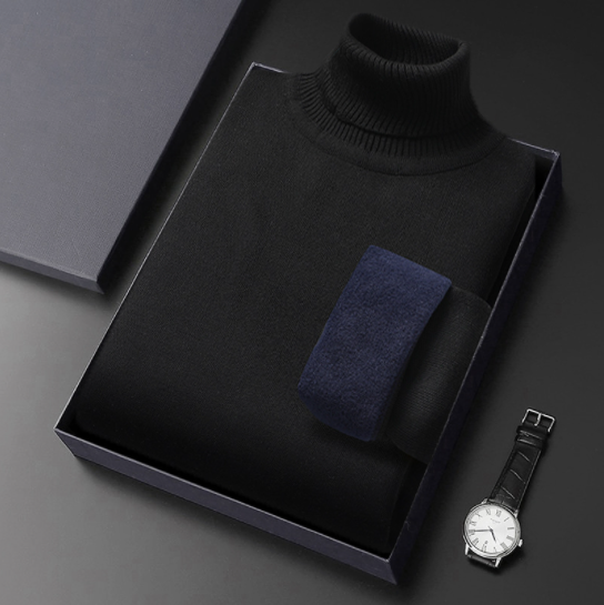 Pull à col roulé pour hommes d'hiver （50% de réduction）
