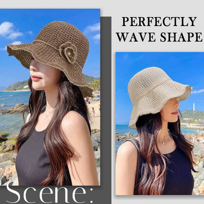 Volets tricotés chapeau de seau