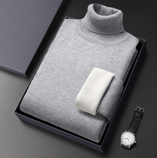 Pull à col roulé pour hommes d'hiver （50% de réduction）