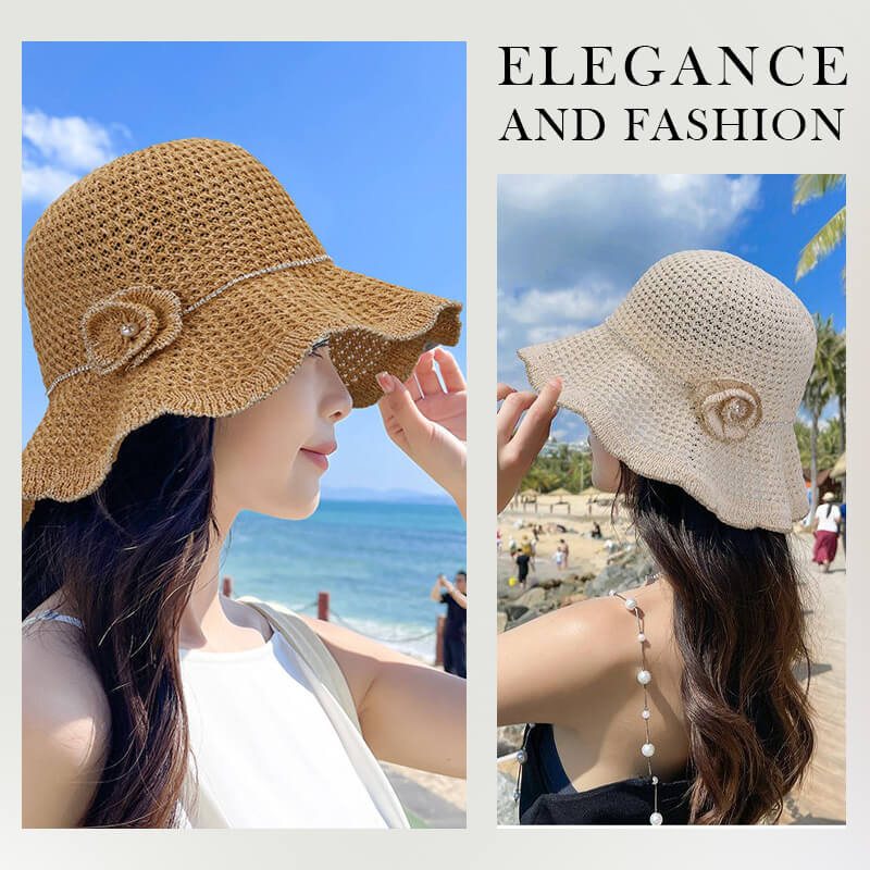 Volets tricotés chapeau de seau