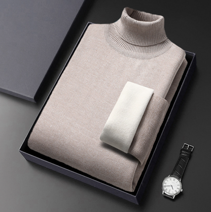 Pull à col roulé pour hommes d'hiver （50% de réduction）