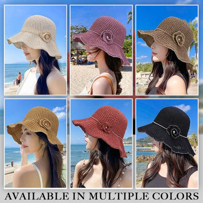 Volets tricotés chapeau de seau