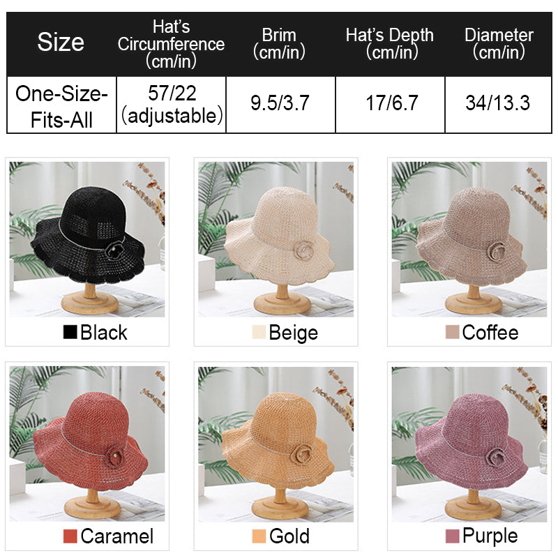 Volets tricotés chapeau de seau