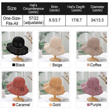 Volets tricotés chapeau de seau