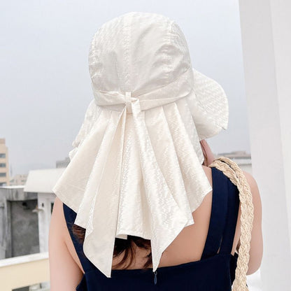 Women’s Wide Brim All-match Sun Hat with Neck Flap（50% OFF）